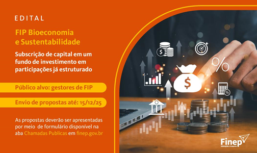 Finep lança edital para impulsionar a bioeconomia e a sustentabilidade